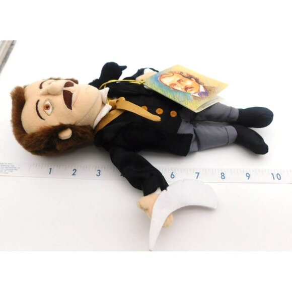 Creation Station Famous Be'an Collectible Edgar Allen Poe Beanie Plush with Tag - Picture 6 of 6